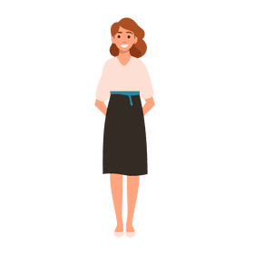 Beautiful woman clipart