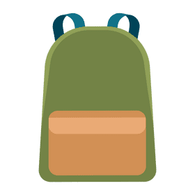 School backpack clipart