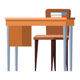Teacher table clipart