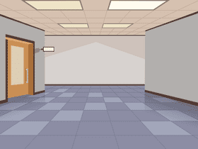 School hall vector