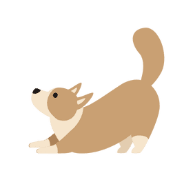 Cute dog clipart