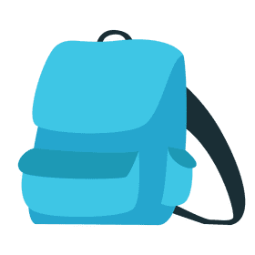 School bag clipart