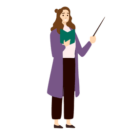 Woman teacher clipart