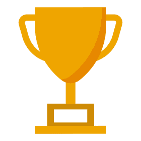 Gold trophy clipart