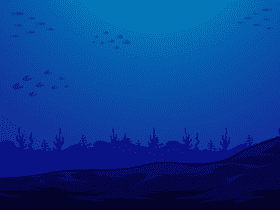 Deep down the sea vector
