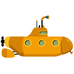 Submarine clipart