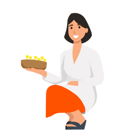 Balinesse woman clipart