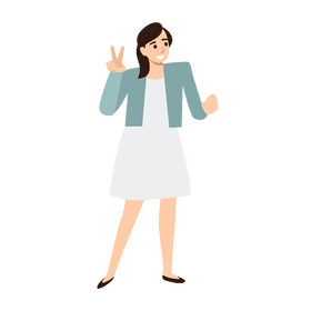 Woman selfie clipart
