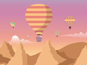 Cappadocia turkey vector