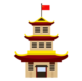 China temple clipart