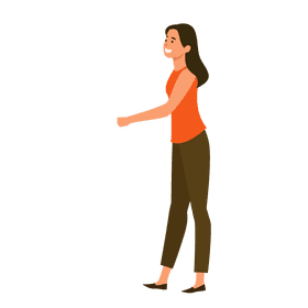 Woman character clipart
