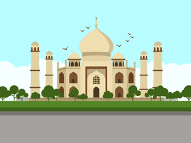 India street vector