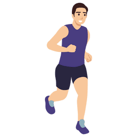 Man run clipart