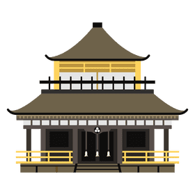 Japan temple clipart