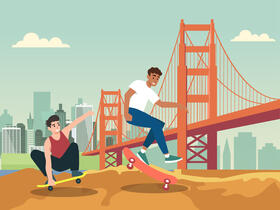 San francisco vector