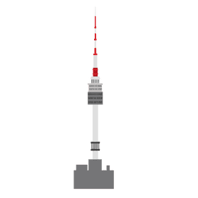 Seoul tower clipart