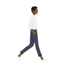 Man walk clipart