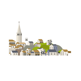 Croatia town clipart