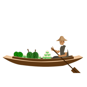 Boat trader clipart