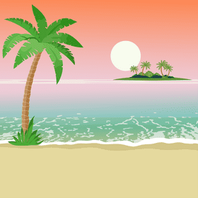 Jamaica beach vector