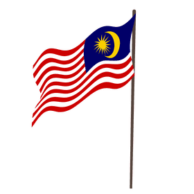 Malaysia flag clipart
