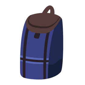 Hiking bag clipart