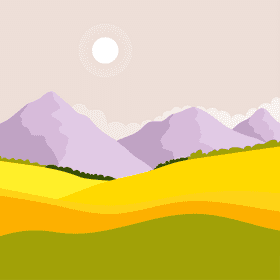 Mountain landscape vector