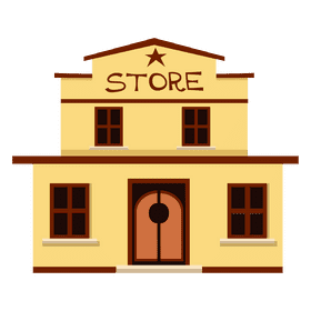 Store texas building clipart