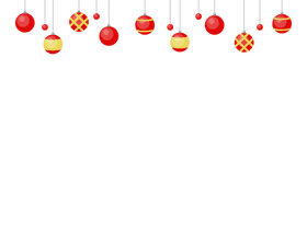 Christmas ornaments Border clipart