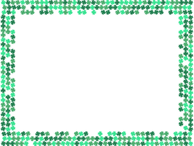 Shamrock Border clipart