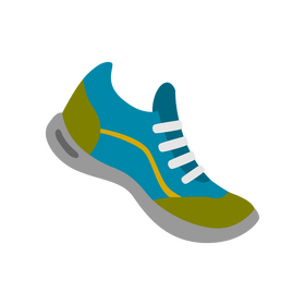Running shoes clipart