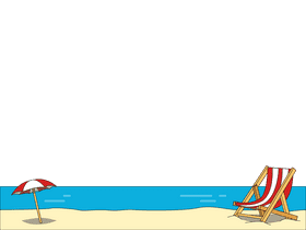 Beach Border clipart