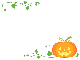 Thanksgiving pumpkin Border clipart