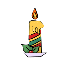 Xmas Candle clipart