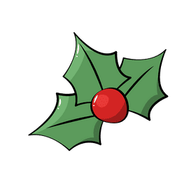 Christmas Leaf clipart