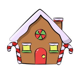 Gingerbread house clipart