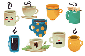 Coffee mug vector