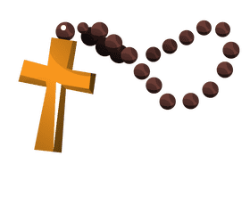 Cross beads clipart