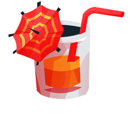 Glass umbrella clipart