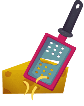 Grater cheese clipart