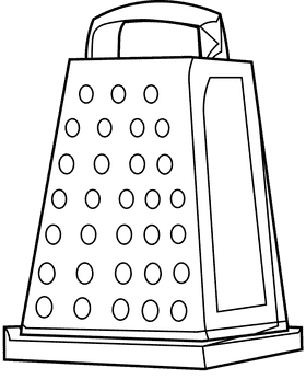 Grater black and white clipart