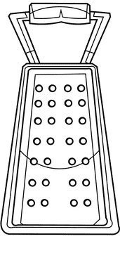 Grater light black and white clipart