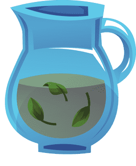 Jug tea clipart