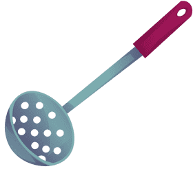 Ladle holes clipart