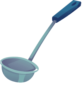 Ladle modern clipart