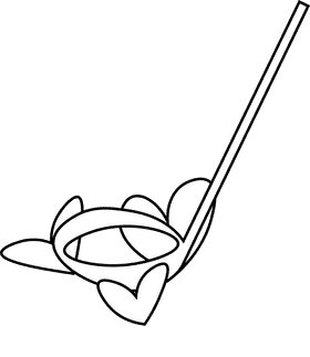 Music notes hearts black and white clipart