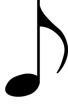 Music note clipart