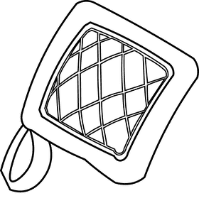 Oven mitts rag black and white clipart