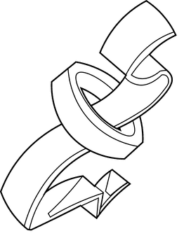 Ring black and white clipart