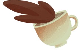 Spill coffee clipart